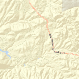 Lake Nacimiento Street Map