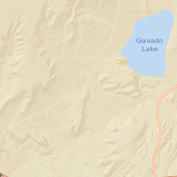 Ganado Street Map