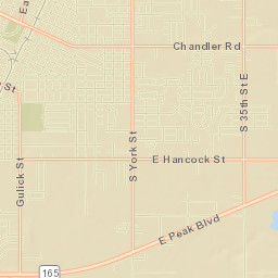201 North S Street, Muskogee, OK 74403 Street Map