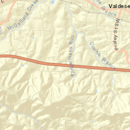399-417 Main Street West, Valdese, NC Street Map