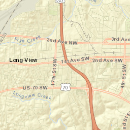 Longview Street Map