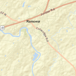 Ramseur Street Map