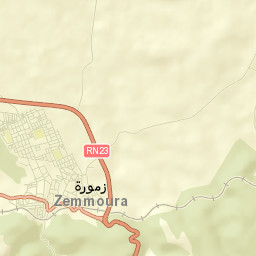 Zemoura Street Map