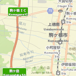Komagane Street Map