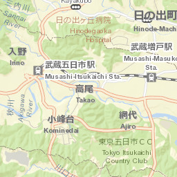 Akiruno-shi Street Map