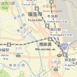 Fussa Street Map