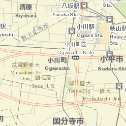 Kodaira-shi Street Map