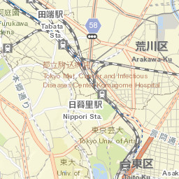 Taitō-ku Street Map