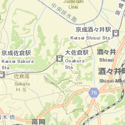 Shisui Street Map