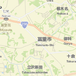 Tomisato-shi Street Map