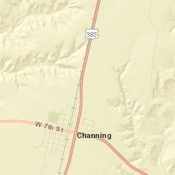 West 10th Street, Channing, TX 79018 Street Map