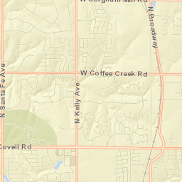 4800-4898 Kelly Lakes Drive, Edmond, OK Street Map