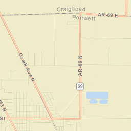 205 West Speedway Street, Trumann, AR Street Map