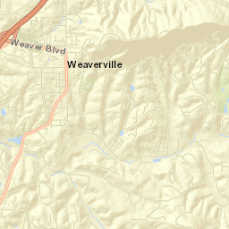 Weaverville Street Map