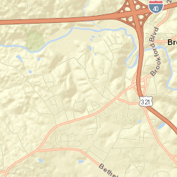 Mountain View Street Map