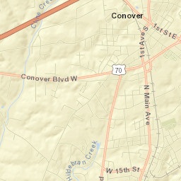 Conover Street Map