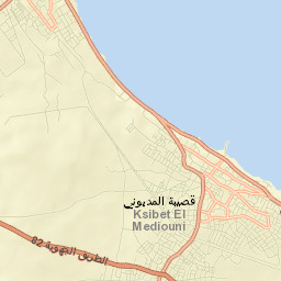 Ksibet el Mediouni Street Map