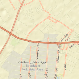 Safadasht Street Map