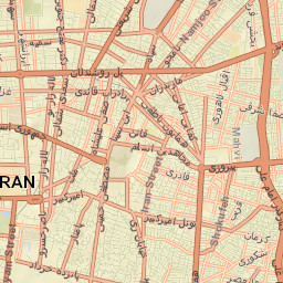 Tehran Street Map