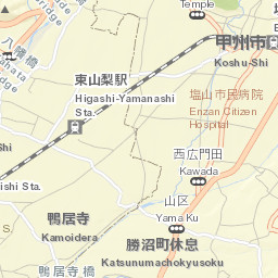 Enzan Street Map