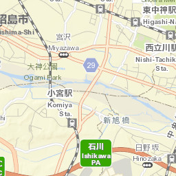 Akishima-shi Street Map