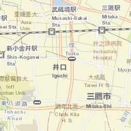 Mitaka-shi Street Map