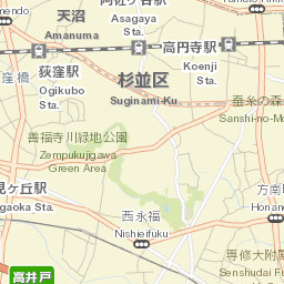 Suginami-ku Street Map