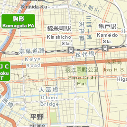 Sumida-ku Street Map