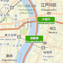 Edogawa Ku Street Map