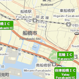 Funabashi-shi Street Map