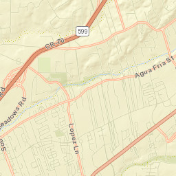 Agua Fria Street Map