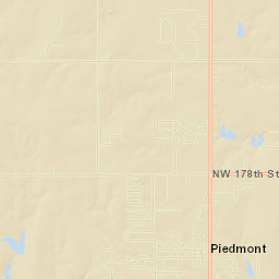 Piedmont Street Map