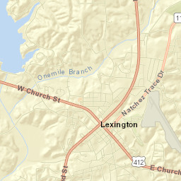 31 Natchez Trace Drive, Lexington, TN Street Map