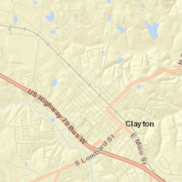 Clayton Street Map