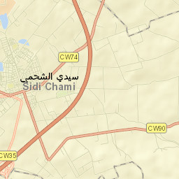 Sidi ech Chahmi Street Map