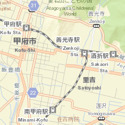 Kōfu Street Map