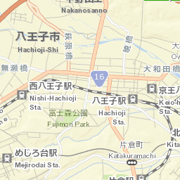 Hachiōji Street Map