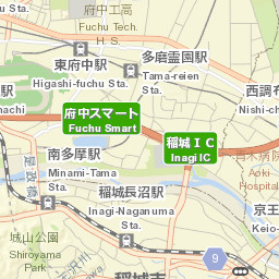 Fuchū-shi Street Map