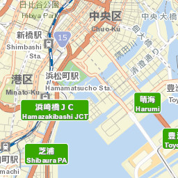 Chūō Ku Street Map