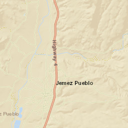 Jemez Pueblo Street Map