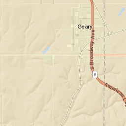 Geary Street Map