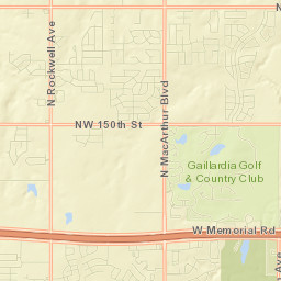 5198-5602 Northwest 164th Street Oklahoma City Street Map