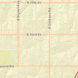 Oklahoma Christian University Edmond OK Street Map