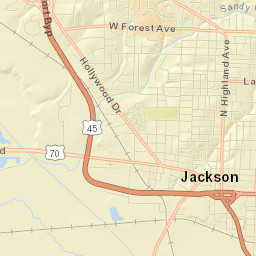 411 Division Avenue, Jackson, TN 38301 Street Map