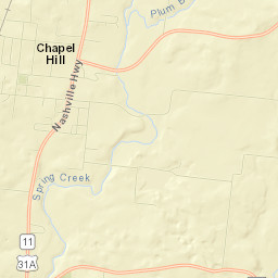 Chapel Hill Street Map