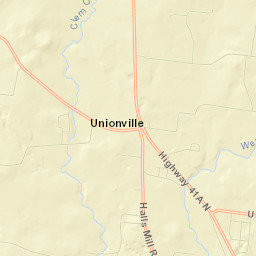 Unionville Street Map
