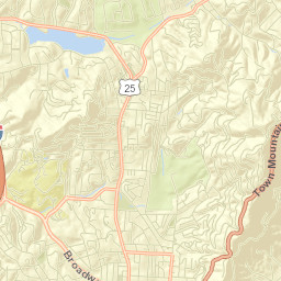 Buncombe County Street Map