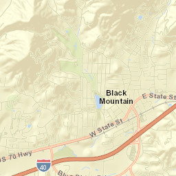 Black Mountain Street Map