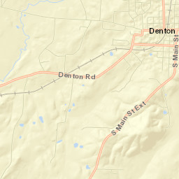 Denton Street Map