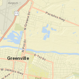 Greenville Street Map
